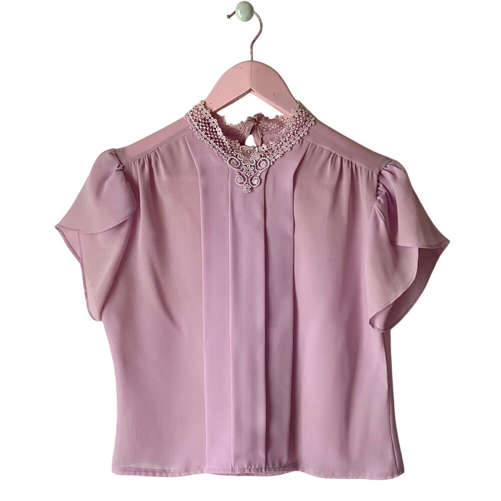 Vintage Lilac Blouse